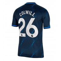 Camisa de Futebol Chelsea Levi Colwill #26 Equipamento Secundário 2023-24 Manga Curta